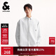 杰克·瓊斯（JACK&JONES） 男裝襯衫時(shí)尚百搭簡(jiǎn)約舒適全棉條紋刺繡寬松翻領(lǐng)上衣2253O3012