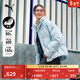 彪馬（PUMA）600蓬80鴨絨藍色運動(dòng)羽絨服男女冬季短款保暖外套631636 水藍色-69 XS  (165/88A)