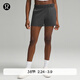 lululemon丨Luxtreme? 女士松緊腰修身款中腰短褲 LW7DF2S 石墨灰 XS /4