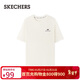 斯凱奇（Skechers）短袖夏季男女款百搭T恤圓領(lǐng)寬松顯瘦休閑上衣L225U117