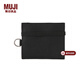 MUJI 聚酯纖維 旅游用錢(qián)包 零錢(qián)包 ZF0S105 黑色 NONE