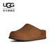 UGG春季新款女士舒適時(shí)尚純色薄底款休閑奧茲克羅格拖鞋 1181130 DKC | 深栗色 37