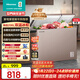 海信（Hisense）206升雙溫家用冰柜一級能效冷藏冷凍兩用獨立分區速凍小型冷柜BCD-206NUD國家補貼