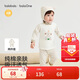 巴拉巴拉【balaOne】童裝寶寶內衣套裝2025新款家居服羅紋高腰保暖睡衣萌