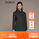 PORTS 寶姿秋冬新品女裝風(fēng)衣LM9T023NFD065 黑色條紋 XS (2)