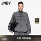 JNBY/江南布衣春秋衛衣開(kāi)衫運動(dòng)風(fēng)外套抽繩A型寬松衛衣5O9416010 072/中雜灰 M