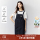 茵曼（INMAN）復古學(xué)院牛仔背帶裙女2025夏季新款時(shí)尚百搭減齡直筒連衣裙 深牛仔藍 M
