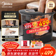 美的（Midea）泡腳桶足浴盆電解水殺菌加熱保暖自動(dòng)按摩暖腳洗腳盆年貨生日禮物送男女友長(cháng)輩 ZL312海巖灰