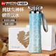 MMOTRO日本品牌鈦杯純鈦吸管保溫杯女生高顏值生日禮物水杯便攜車(chē)載 夢(mèng)晴空 300ml