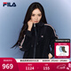 FILA 斐樂(lè )楊冪同款官方女士針織連帽外套2026春新款時(shí)尚休閑夾克上衣 傳奇藍-NV M 165/84A/M