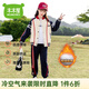 木木屋（mumuwu）品牌童裝女童套裝加絨秋冬兒童運動(dòng)服保暖中大童衣服女孩棉衣棉褲 紅色 110 適合100-110cm年齡4-5歲