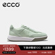 愛(ài)步（ECCO）休閑鞋女 時(shí)尚百搭平底鞋簡(jiǎn)約球鞋板鞋德訓鞋 街頭272833 抹茶綠27283360141 37