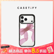 CASETIFY 日常百搭新系列 粉色絲帶 適用于iPhone16/15 Plus/Pro/Max 透明殼Magsafe 蘋(píng)果手機保護殼 透明黑框 iPhone 16 Pro Max