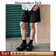 Abercrombie & Fitch美式復古經(jīng)典百搭高街五分褲牛仔褲短褲25秋季男裝128-5087 黑色水洗 31 W(180/78A)