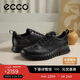 愛(ài)步（ECCO）牛皮軟底舒適防水休閑老爹鞋男 靈動(dòng)混合512334 黑色40