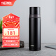 膳魔師（THERMOS）不銹鋼保溫杯大容量水杯高顏值保溫瓶可團購定制刻字生日禮物FEI 黑色 500ml