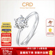 CRD克徠帝【現貨閃發(fā)】傳承鉆戒六爪結婚鉆石戒指女婚戒結婚求婚 傳承【G0831B】 23分