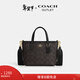 蔻馳（COACH）奧萊女士女包經(jīng)典標志CITY迷你托特包單肩斜挎包手提包禮物city15 IM/胡桃木色/黑色