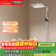 漢斯格雅（Hansgrohe）淋浴花灑雙飛雨360方形頂噴恒溫浴缸龍頭 26162007升級境雨鍍鉻手持