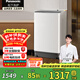 松下（Panasonic）波輪洗衣機全自動(dòng)10公斤家用愛(ài)妻號強力去污 快速洗毛毯洗 省水省電耐臟桶 除螨洗 XQB100-T2F1 XQB100-T2F1  波輪 10kg
