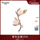 Eternelle法國永恒玉蘭花胸針配飾女優(yōu)雅氣質(zhì)秋冬別針扣領(lǐng)針胸花 璀璨金色