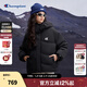 Champion冠軍連帽羽絨服女2024冬季新款潮牌短款保暖加厚外套戶(hù)外 黑色 L