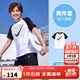 NIKE3BRAND 耐克男女童純棉短袖T恤+短褲2件套夏季插肩袖兒童短袖套裝