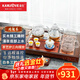 金灶（KAMJOVE） 實(shí)木茶盤(pán)套裝全自動(dòng)一體遙控自動(dòng)上水茶具套裝組合式雞翅木茶臺 搭配H10茶藝爐+茶具+茶渣桶