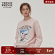 Teenie Weenie小熊女裝時(shí)尚衛衣冬季簡(jiǎn)約圓領(lǐng)基礎休閑舒適加絨上衣 淺粉色 M (165)