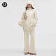 lululemon丨Sleek City 女士中長(cháng)款帶夾層外套 LW4CKYS 淺象牙白 S