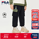 斐樂(lè )FILA X 彼得兔聯(lián)名兒童童裝長(cháng)褲2025年冬季新款男童小童加絨褲子 傳奇藍-NV 120