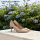 CHARLES&KEITH簡(jiǎn)約通勤尖頭高跟鞋子女鞋休閑單鞋生日新年禮物CK1-60280245-1 Nude肉色 36