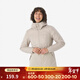 迪卡儂（DECATHLON）上衣女戶(hù)外登山服防風(fēng)秋加厚防寒大碼保暖外套QUW SH100 米黃色 M