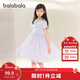 巴拉巴拉女童裙子兒童連衣裙2025夏裝愛(ài)莎網(wǎng)紗公主裙208225111041