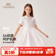 英氏（YEEHOO）女童連衣裙兒童裙子夏季時(shí)尚淑女學(xué)院風(fēng)POLO裙夏裝新款中大童裝 筑夢(mèng)樂(lè )園淡粉 【5A抑菌】 150