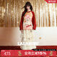 LALABOBO【快樂(lè )守護隊系列】衛衣T恤26年春新潮原創(chuàng  )過(guò)年紅色圓領(lǐng)上衣 紅色 M