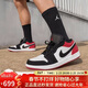 Jordan男子休閑鞋喬丹AJ1 JORDAN 1 運動(dòng)鞋IB8971-106經(jīng)典黑紅43