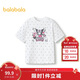 巴拉巴拉兒童短袖女童t恤2025夏裝【hellokittyIP商場(chǎng)同款】202225117018