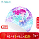 洲克（ZOKE）ZOKE兒童泳帽女童硅膠防水護耳卡通動(dòng)漫舒適不勒頭粉紅621503238