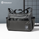 VOLUNTEER男士休閑斜挎包輕便大容量時(shí)尚單肩包日常通勤尼龍郵差包 灰色