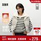 森馬（Semir）商場(chǎng)同款|羽絨馬甲女冬短款90絨子肌理花苞2025上衣101725103006