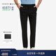 Tommy Hilfiger秋冬男裝都市經(jīng)典商務(wù)通勤彈力斜紋修身顯瘦西褲長(cháng)褲休閑褲 黑色001 -修身版-拍大一碼 36 (2.9尺)