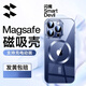 閃魔 適用于蘋(píng)果15promax手機殼 iPhone15帶鏡頭膜保護套防摔磁吸透明超薄軟殼 蘋(píng)果15ProMax【全透明】磁吸快充|超薄防摔