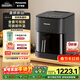 松下（Panasonic）雙核熱循環(huán)多功能全景可視家用全自動(dòng)無(wú)油5L大容量無(wú)需翻面 空氣炸鍋NF-KZ500-K