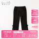 戴維貝拉女童加絨喇叭褲兒童秋冬加厚休閑褲中大童冬季保暖長(cháng)褲童裝