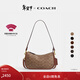 蔻馳（COACH）【禮物】女士WAVERLY手袋單肩包搭扣潮流可拆卸肩帶手提包女包 B4/棕黃色 棕色