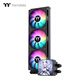 Thermaltake（Tt）鋼影 冰霜360 一體式CPU水冷散熱器 黑色（4寸全面屏/ARGB風(fēng)扇/360冷排/多平臺）