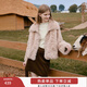 香影咩咩絨毛絨短外套女款2025冬季新款仿羊羔毛皮毛一體環(huán)保皮草 粉色 S 155/80A/85-95斤