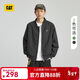 CAT卡特25秋冬新款男士簡(jiǎn)約通勤棒球服休閑單夾克教練夾克外套