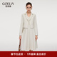 歌莉婭職業(yè)套裝女2025新款秋季通勤一整套穿搭兩件套裙1E8CAB70A 15W甜杏色 S